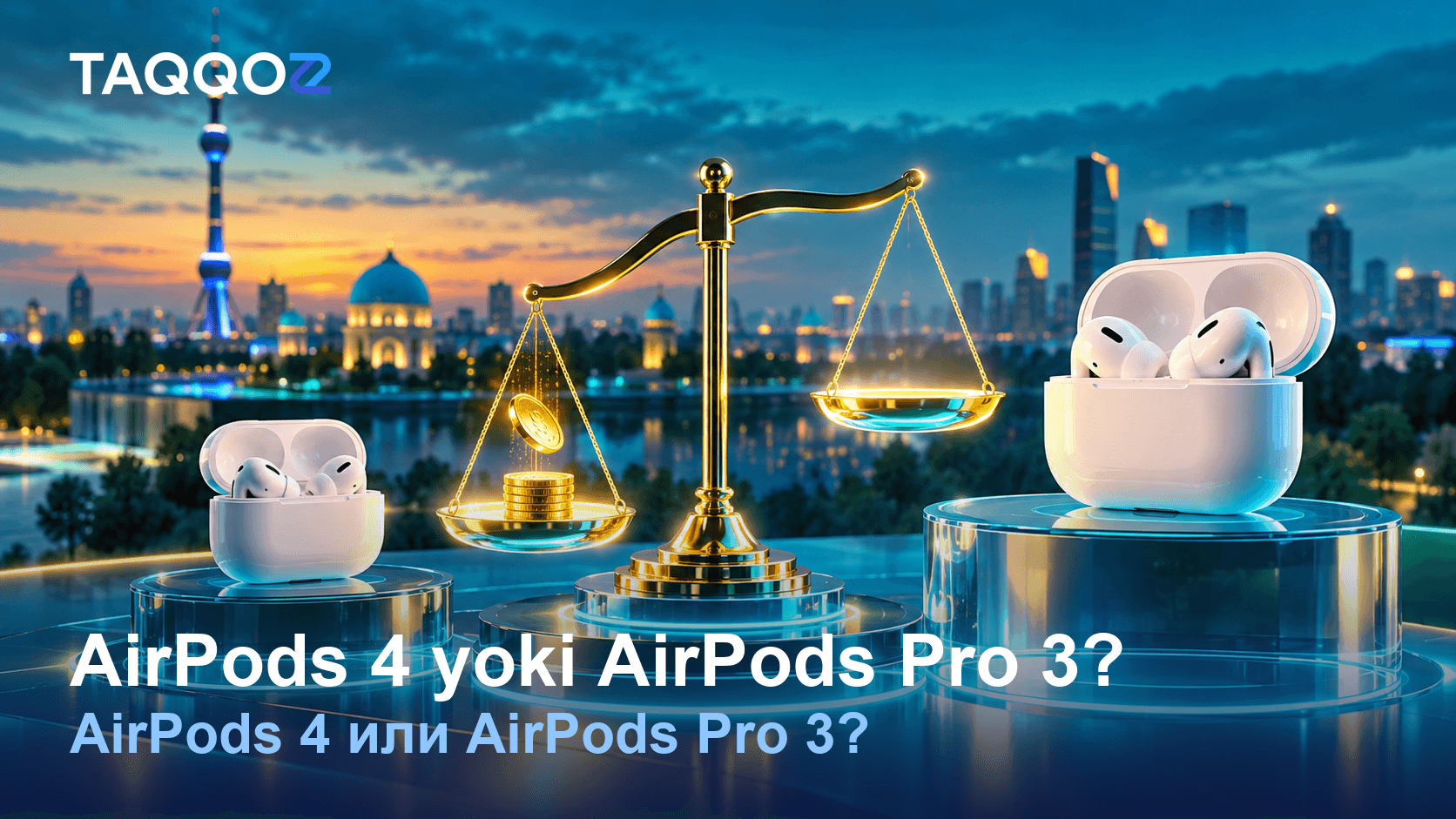 AirPods 4 или AirPods Pro 3: на что уходит разница в 1 600 000 сумов